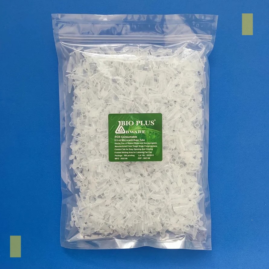 میکروتیوب 0.5 سی سیDNase & RNase free استریل 1000 عددی BIOPLUS