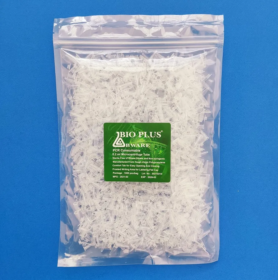 میکروتیوب 0.2 سی سی DNase & RNase free استریل 1000 عددی BIOPLUS