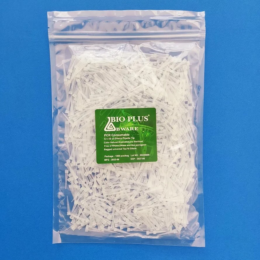 سرسمپلر کریستالی کوتاه DNase & RNase free استریل 1000 عددی BIOPLUS
